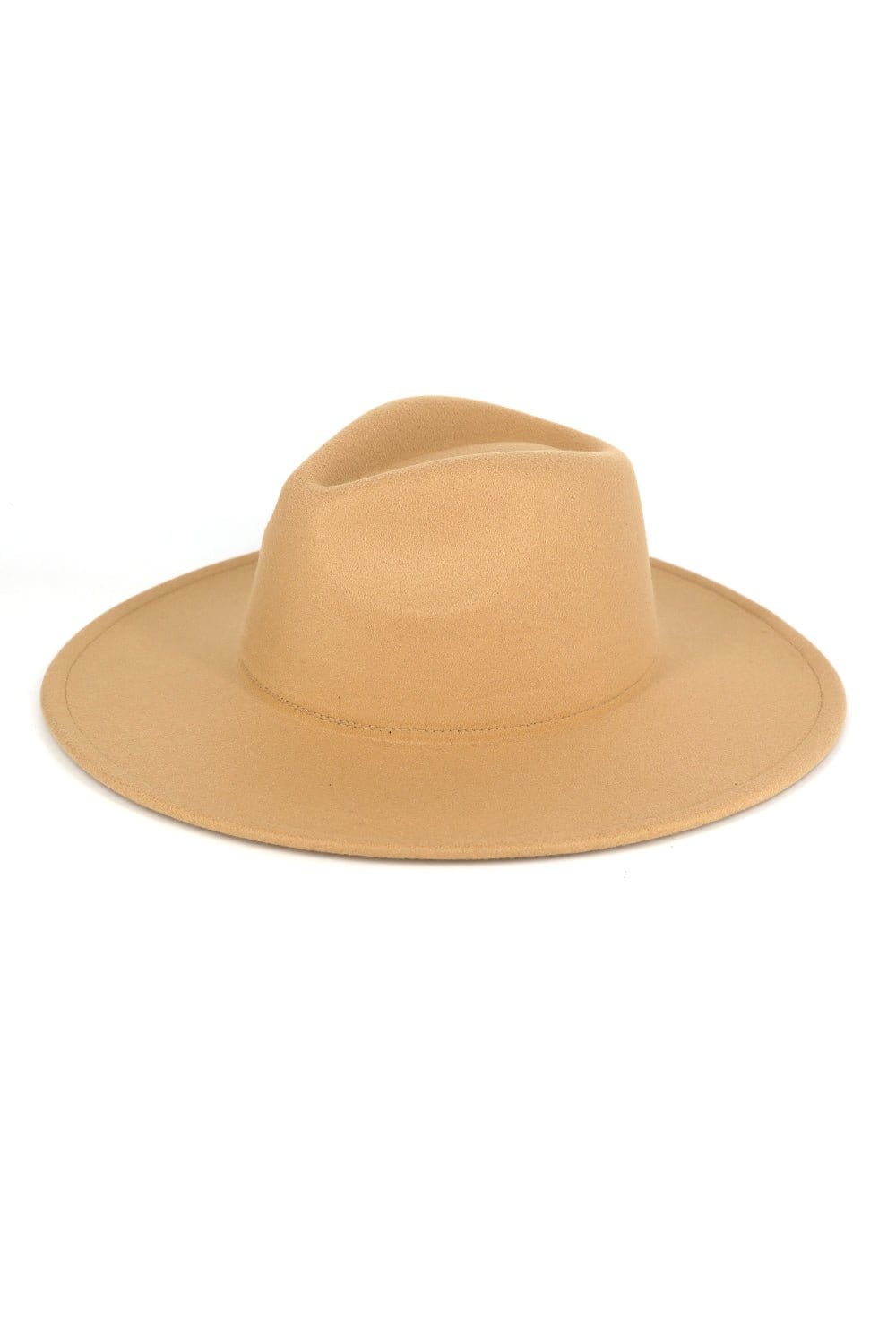 Fedora Felt Hat Wide Brim- Adjustable