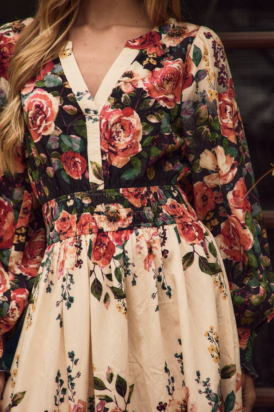 Caroline Maxi Dress- Cream