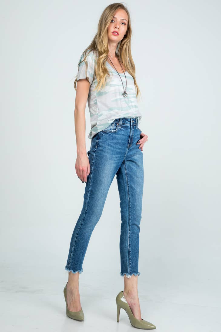 High-Rise Relaxed Skinny Denim