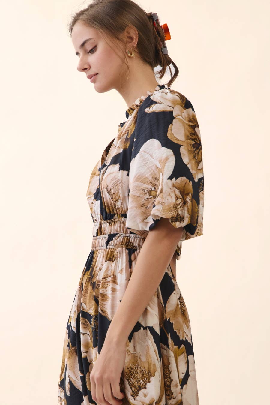 The Flora Maxi Dress- Black