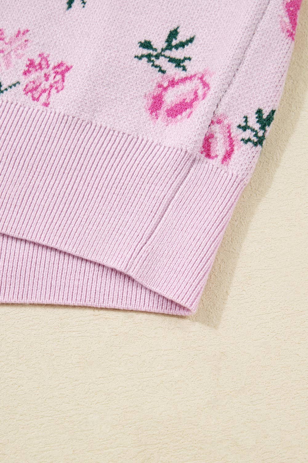Bella Floral Knit Sweater
