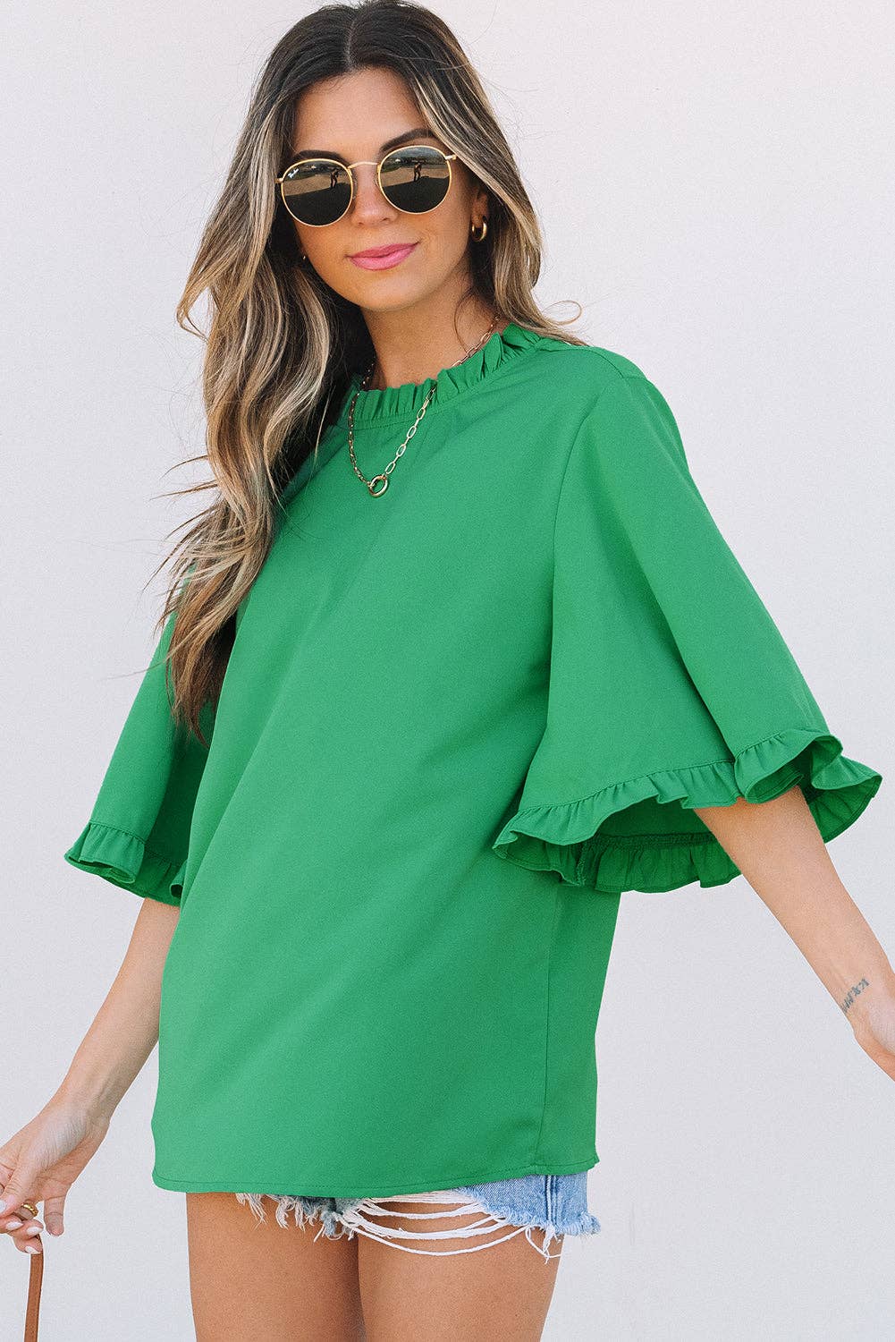 Brielle Blouse Green