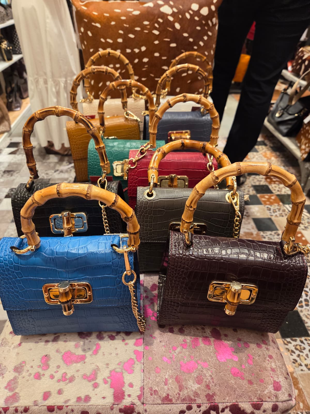 Daniella Small Croco Handbag