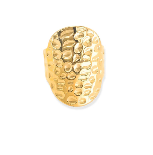 Ring- Gold Oval Motif