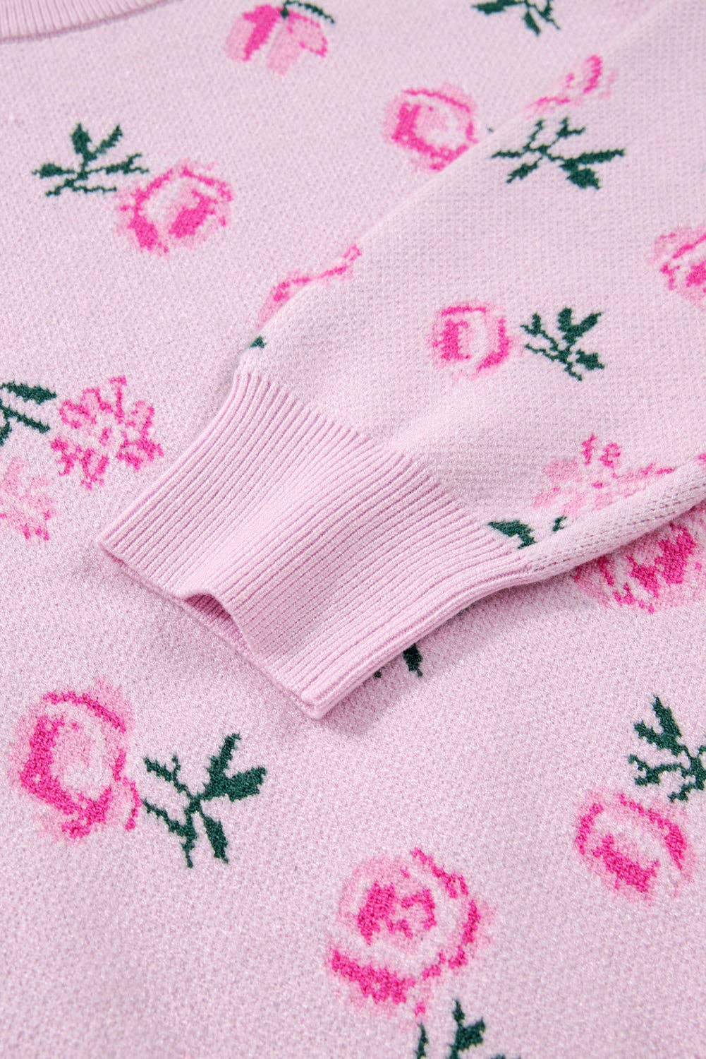 Bella Floral Knit Sweater