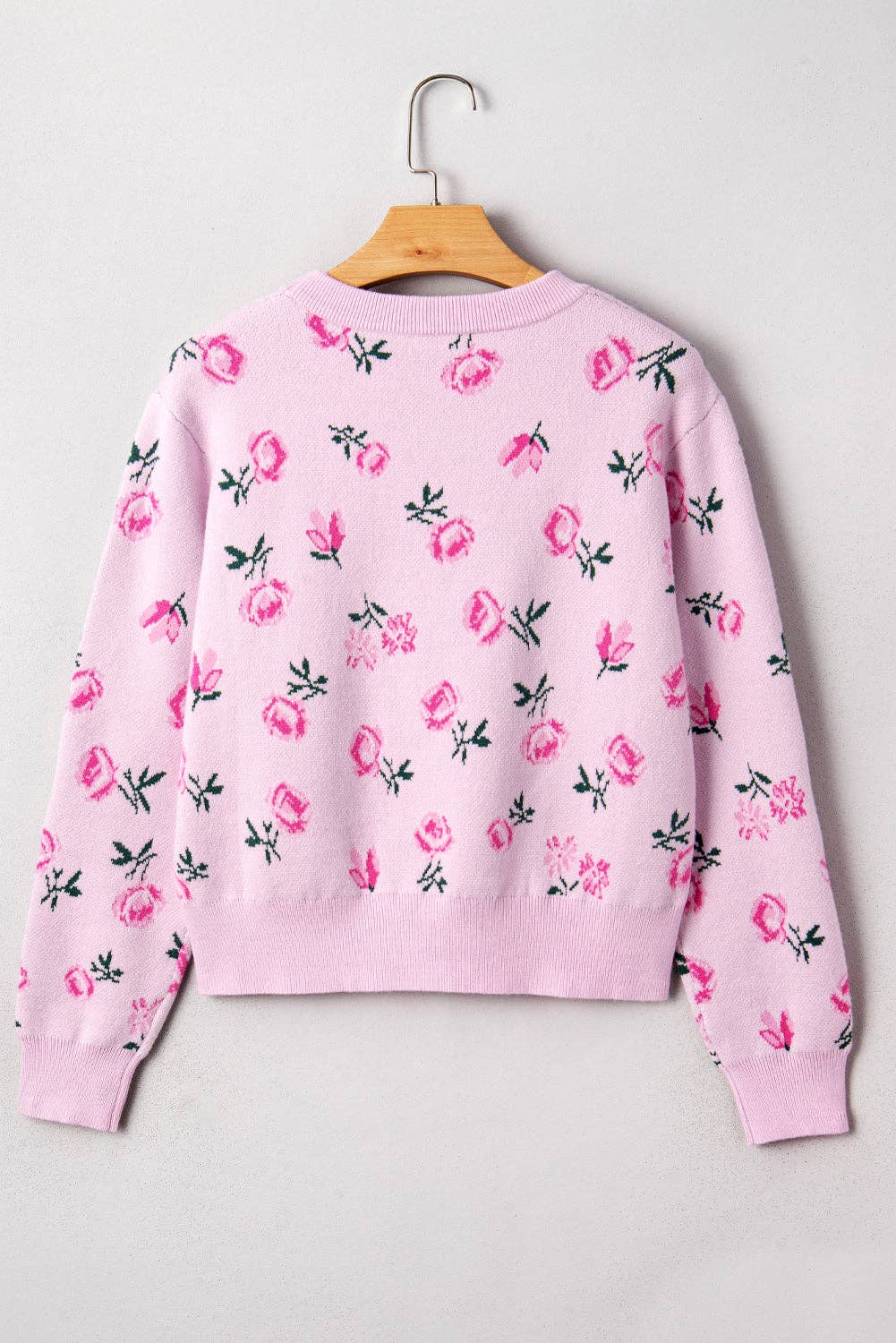 Bella Floral Knit Sweater