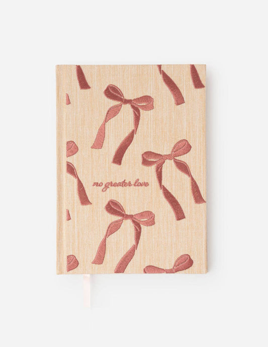 "No Greater Love" Embroidered Planner