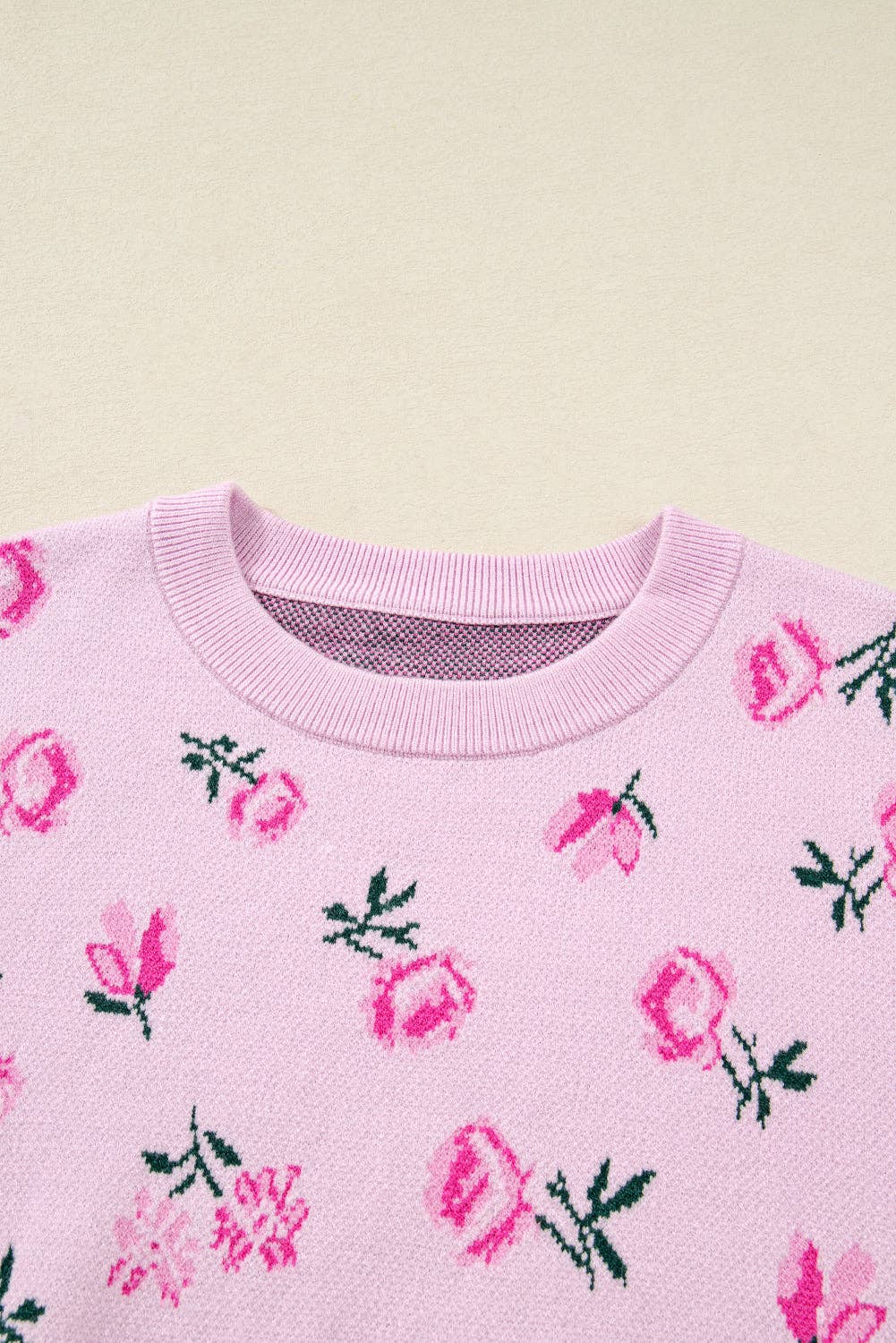 Bella Floral Knit Sweater