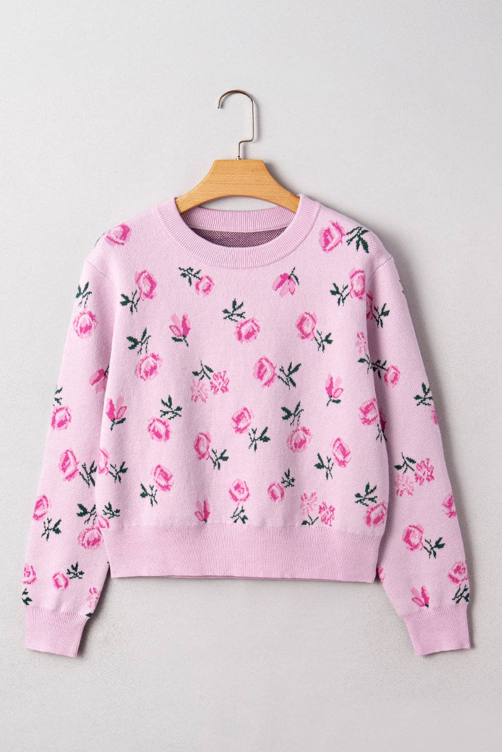 Bella Floral Knit Sweater