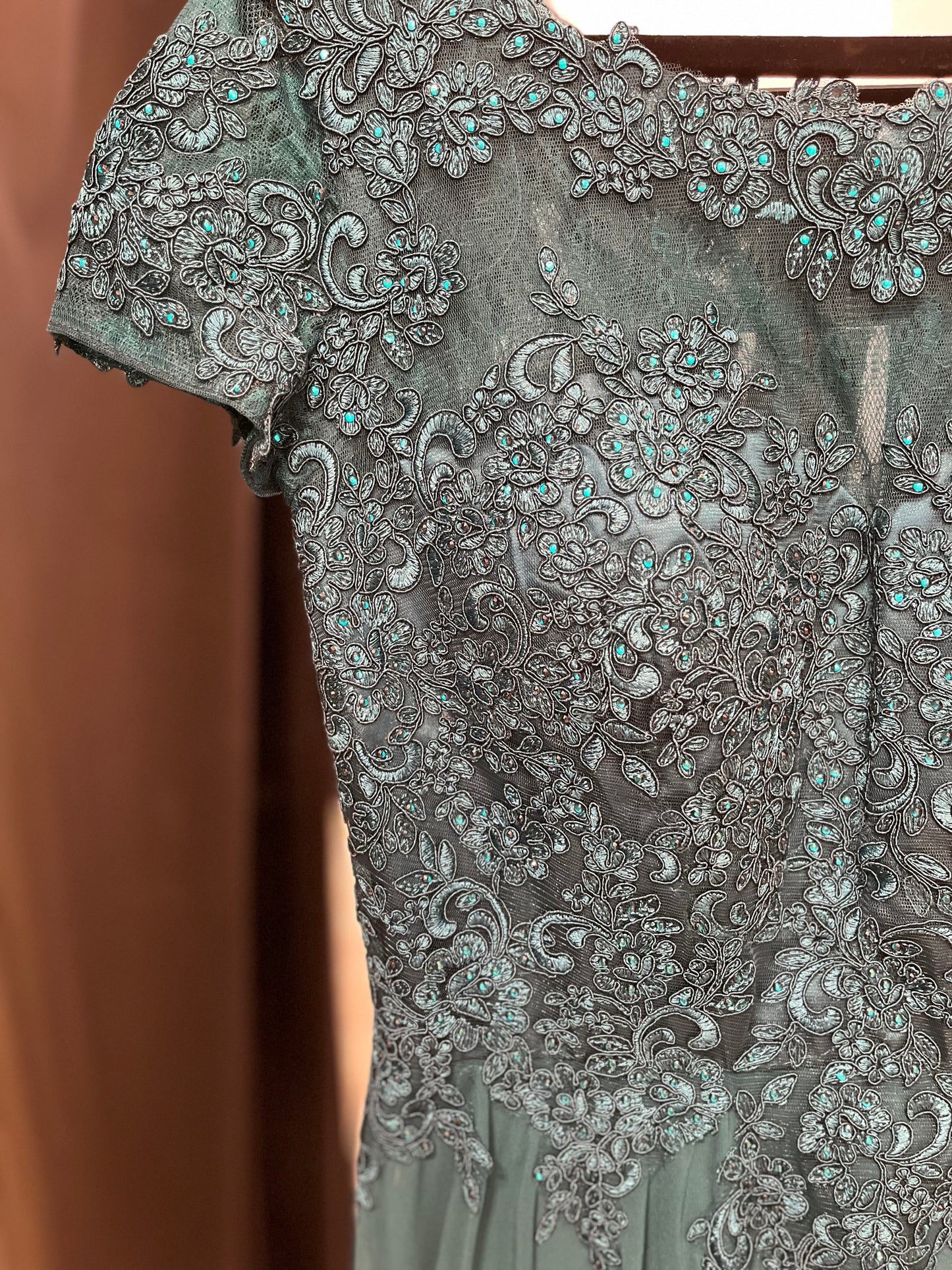 Adaline Formal Dress- Emerald
