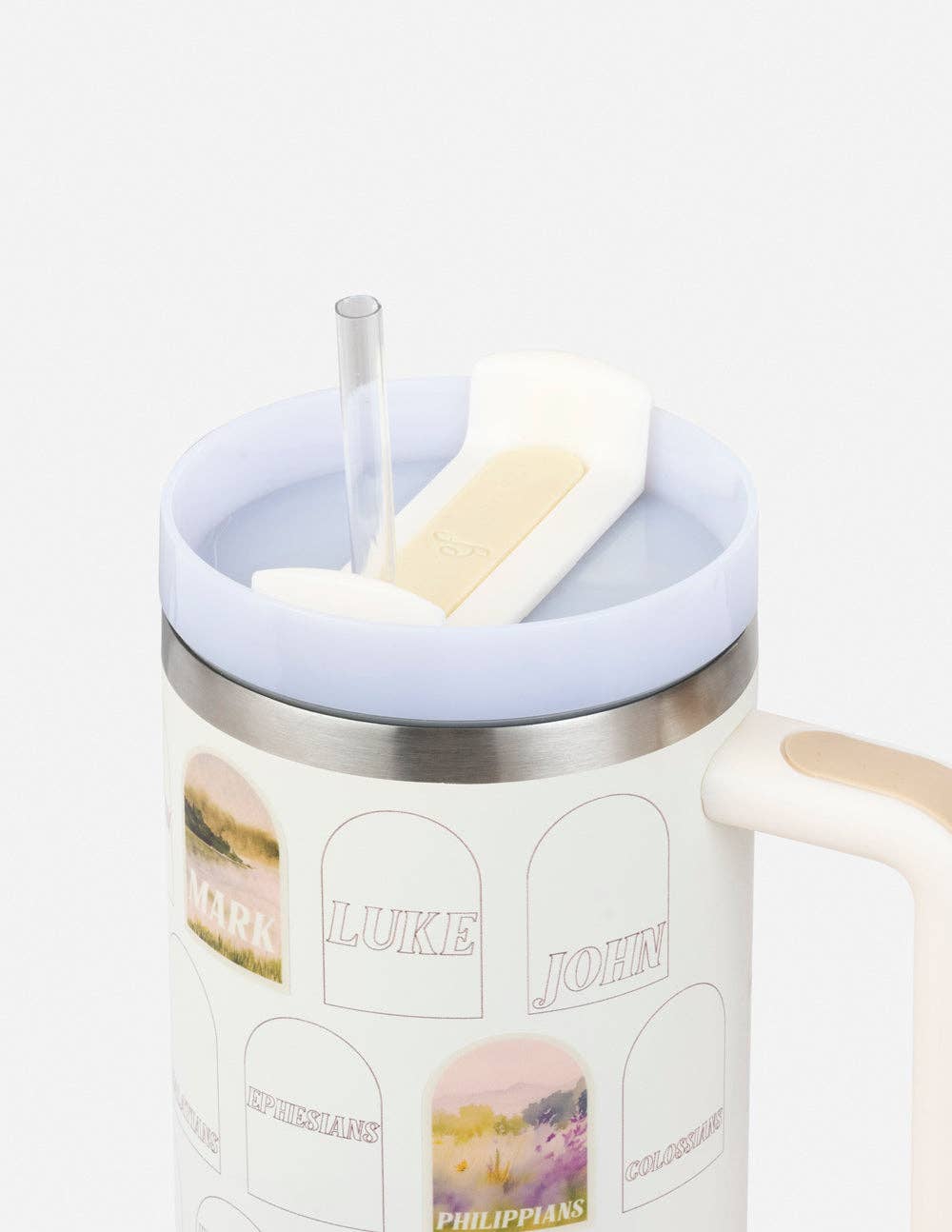 NT Bible 40 oz Tumbler - Cream