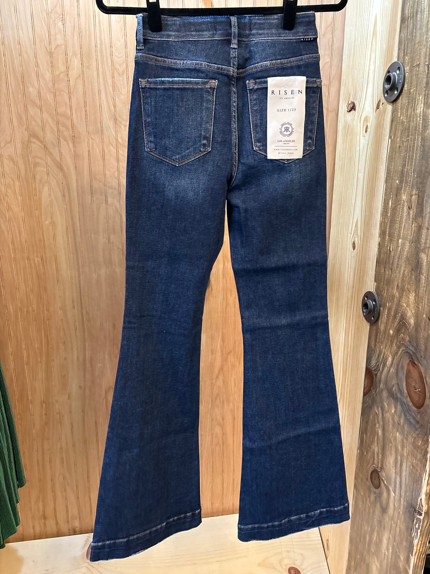 Risen Front Patch Pocket Jeans Dark
