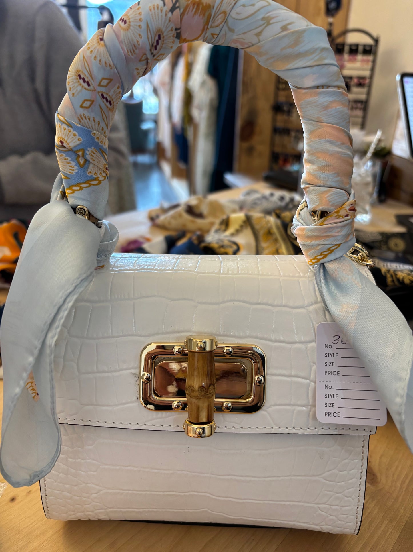 Daniella Small Croco Handbag