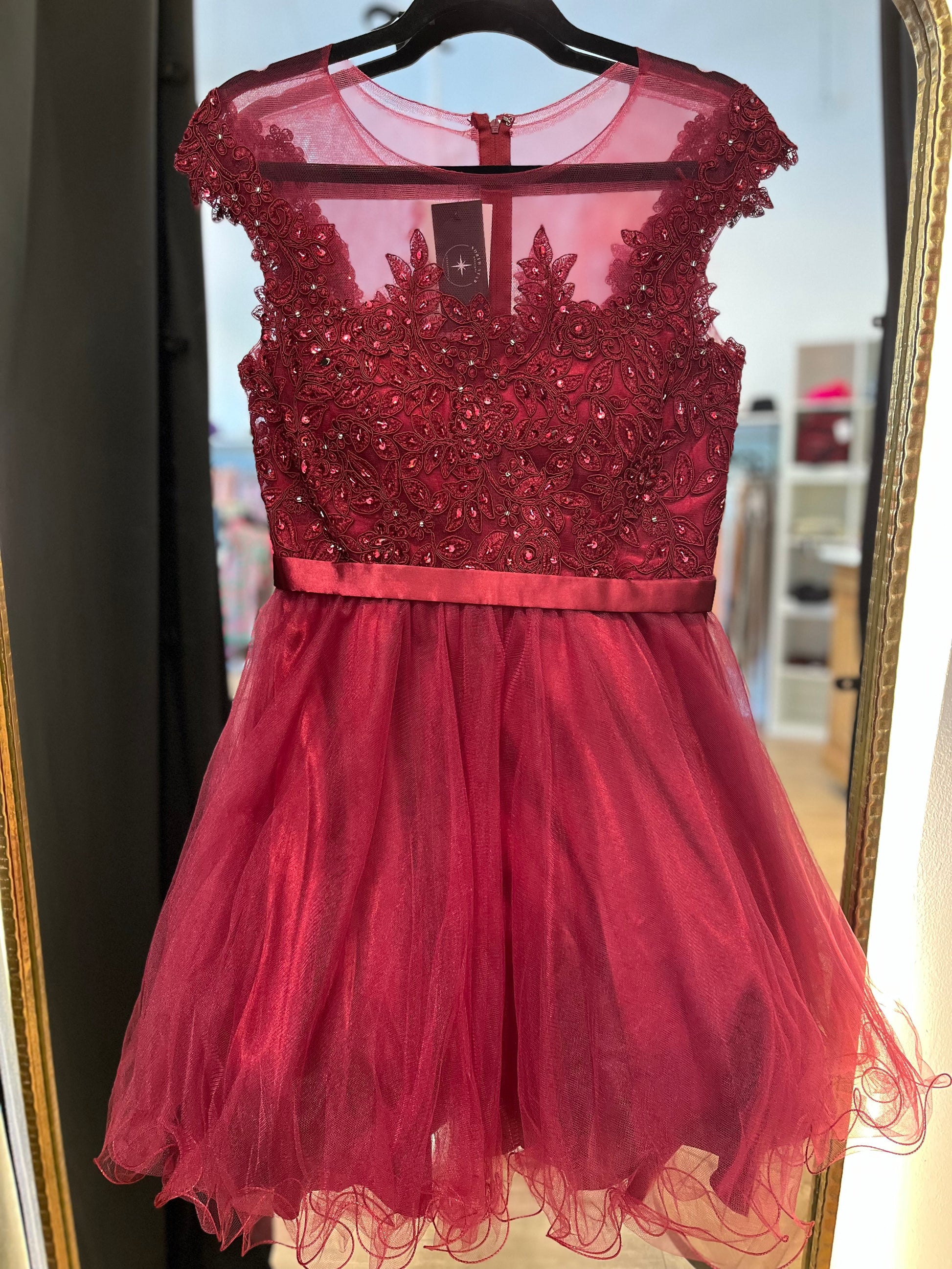 Dallas Formal Dress- Burgundy North Star Dallas Formal Dress- Burgundy North Star