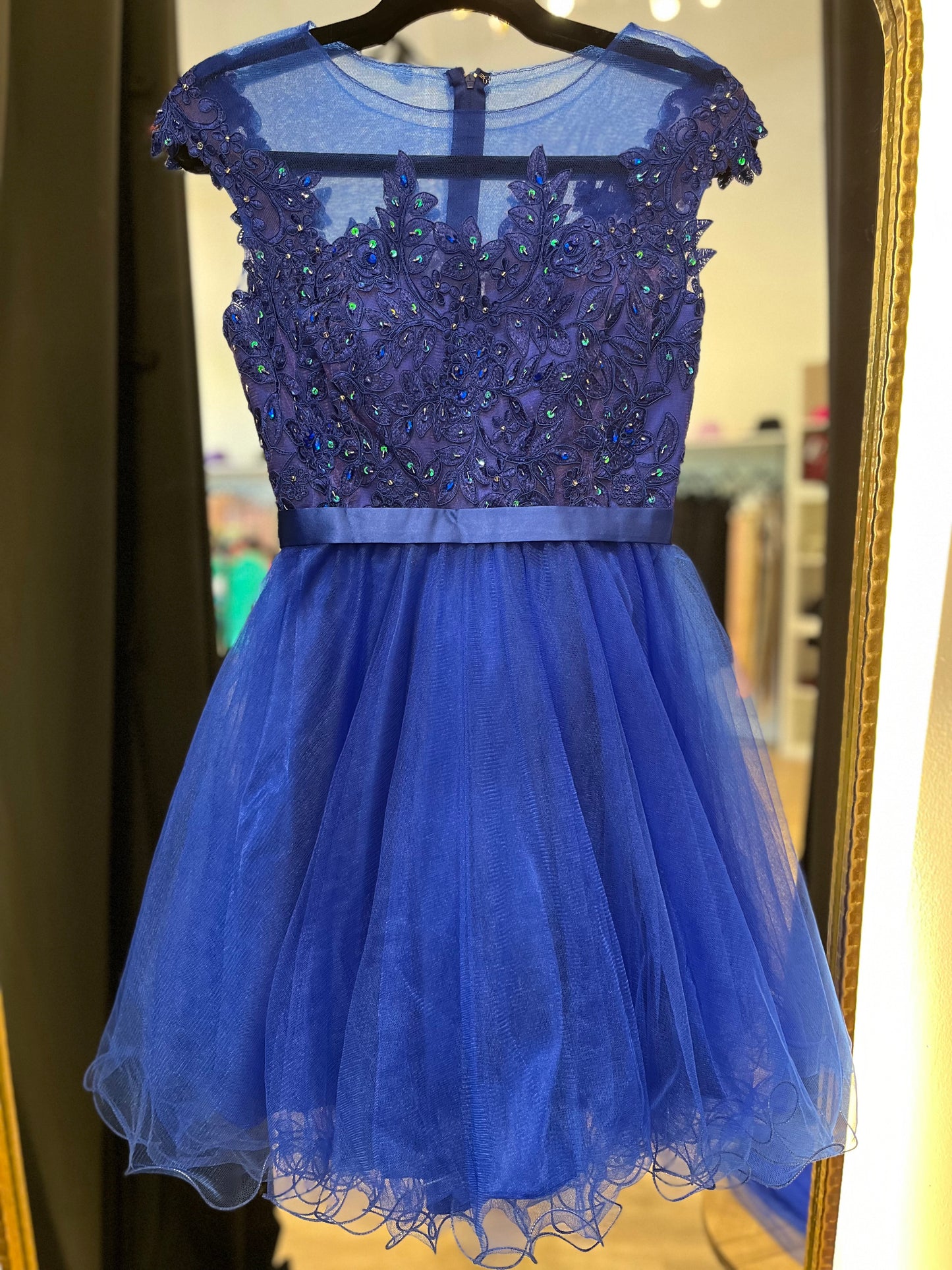 Dallas Formal Dress- Royal Blue