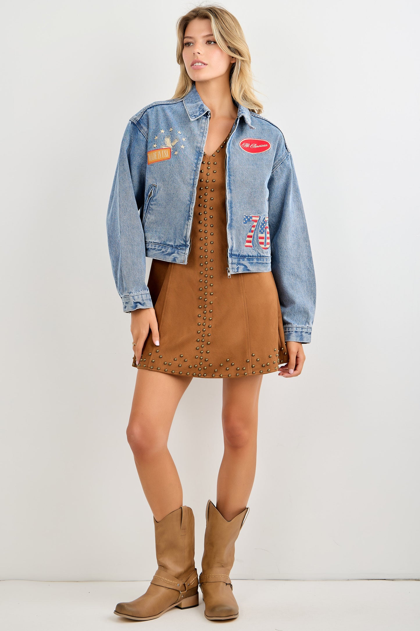 USA 76' Denim Blue Jacket