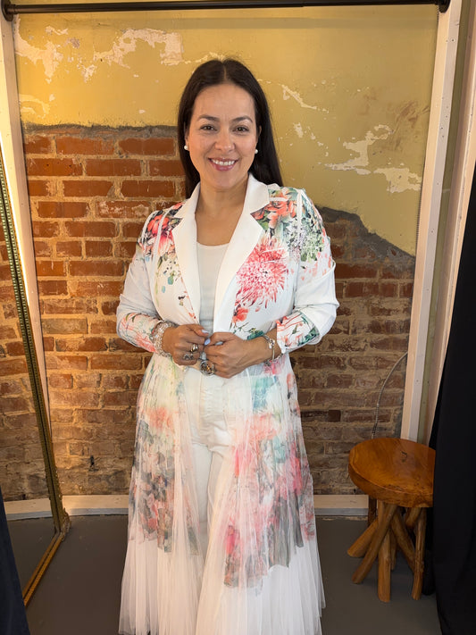 The Lainey Duster- White