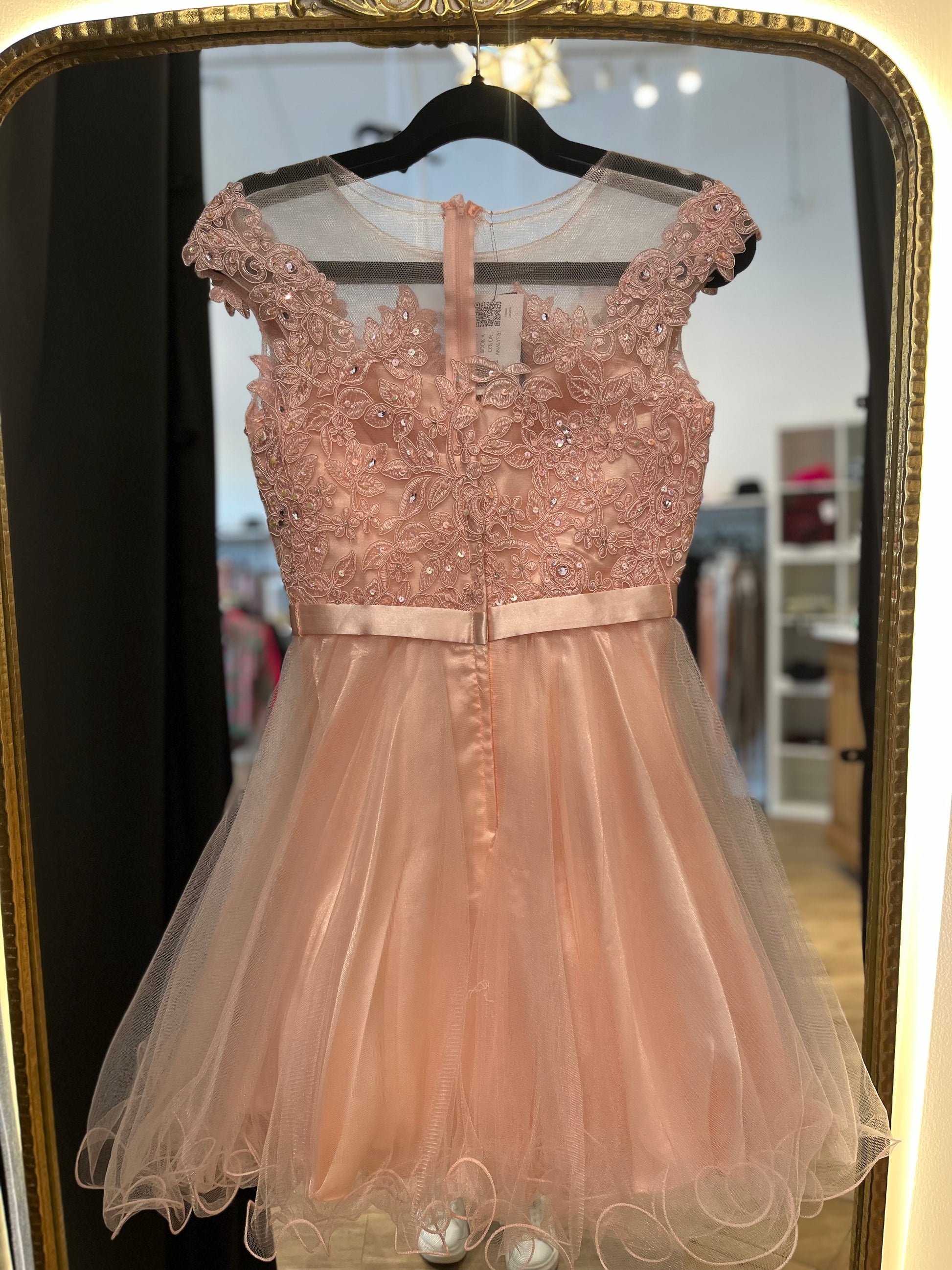 Dallas Formal Dress- Pink S Dallas Formal Dress- Pink S