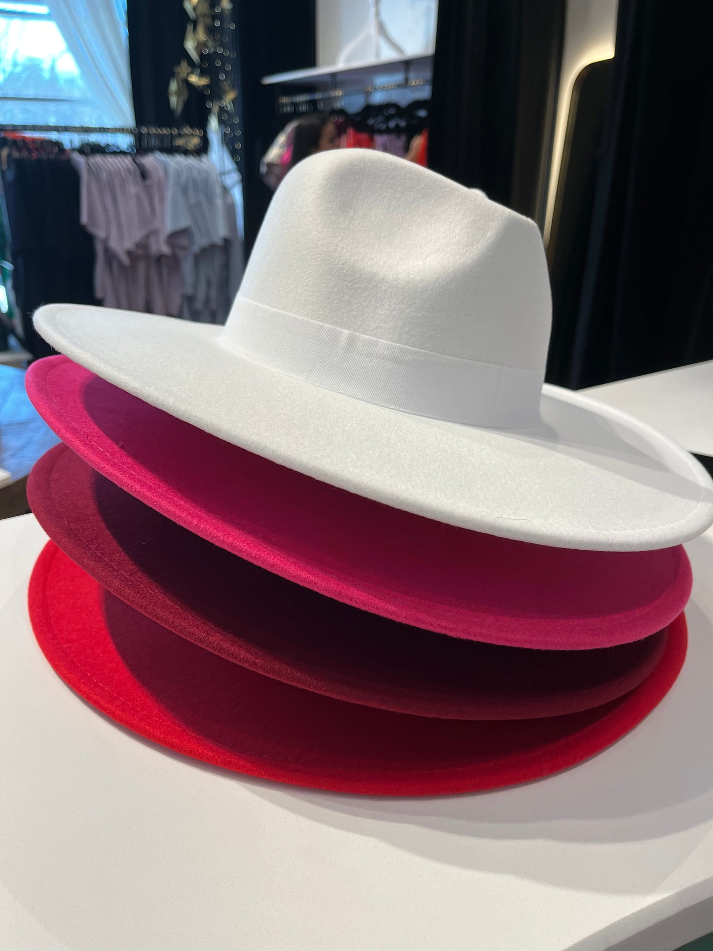 Wide Brim Fedora Hat