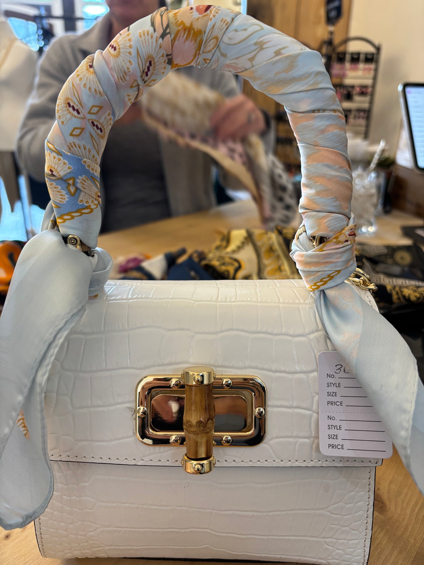 Daniella Small Croco Handbag