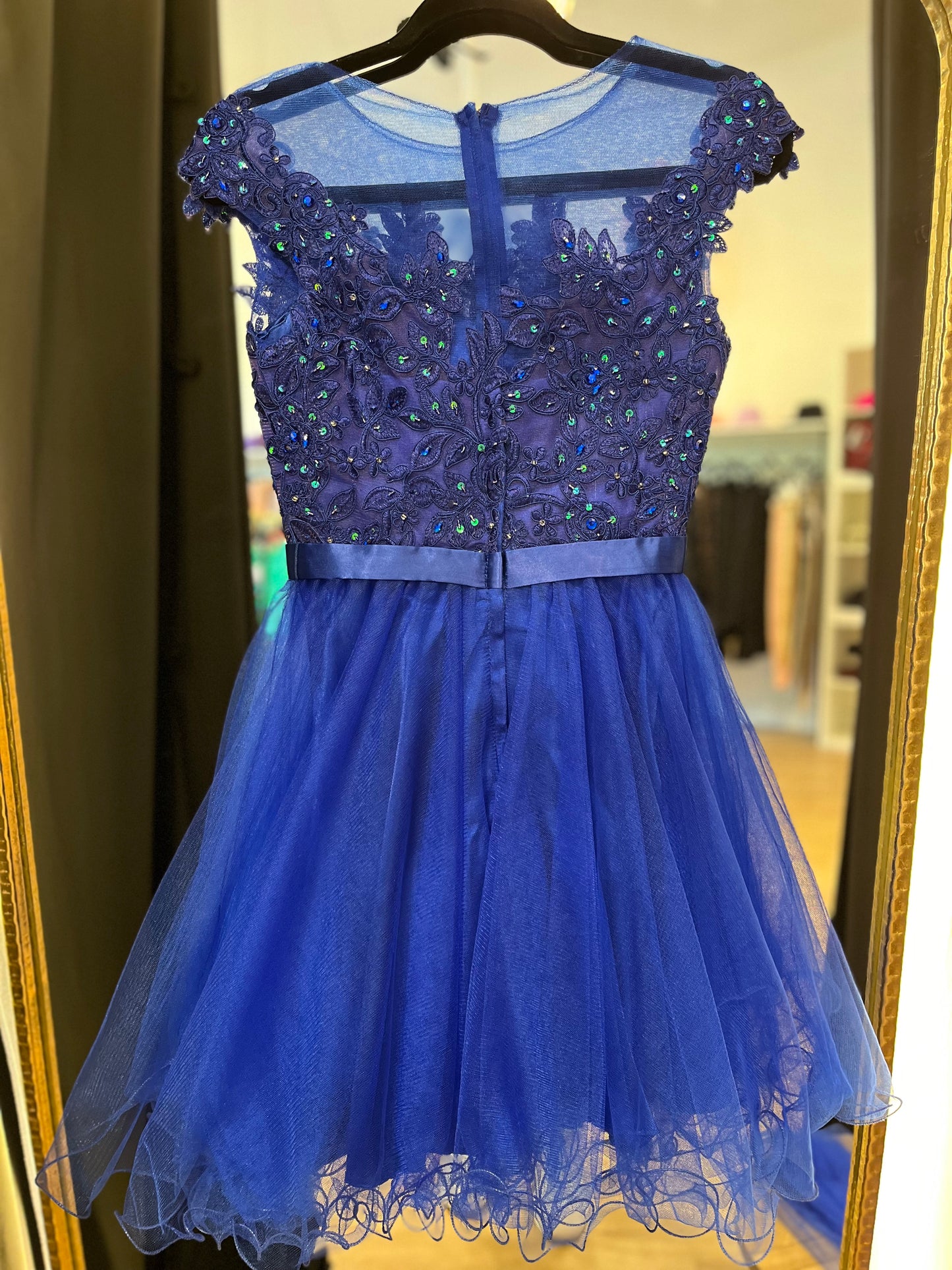 Dallas Formal Dress- Royal Blue