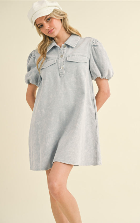 Daniella Denim -Cotton Dress