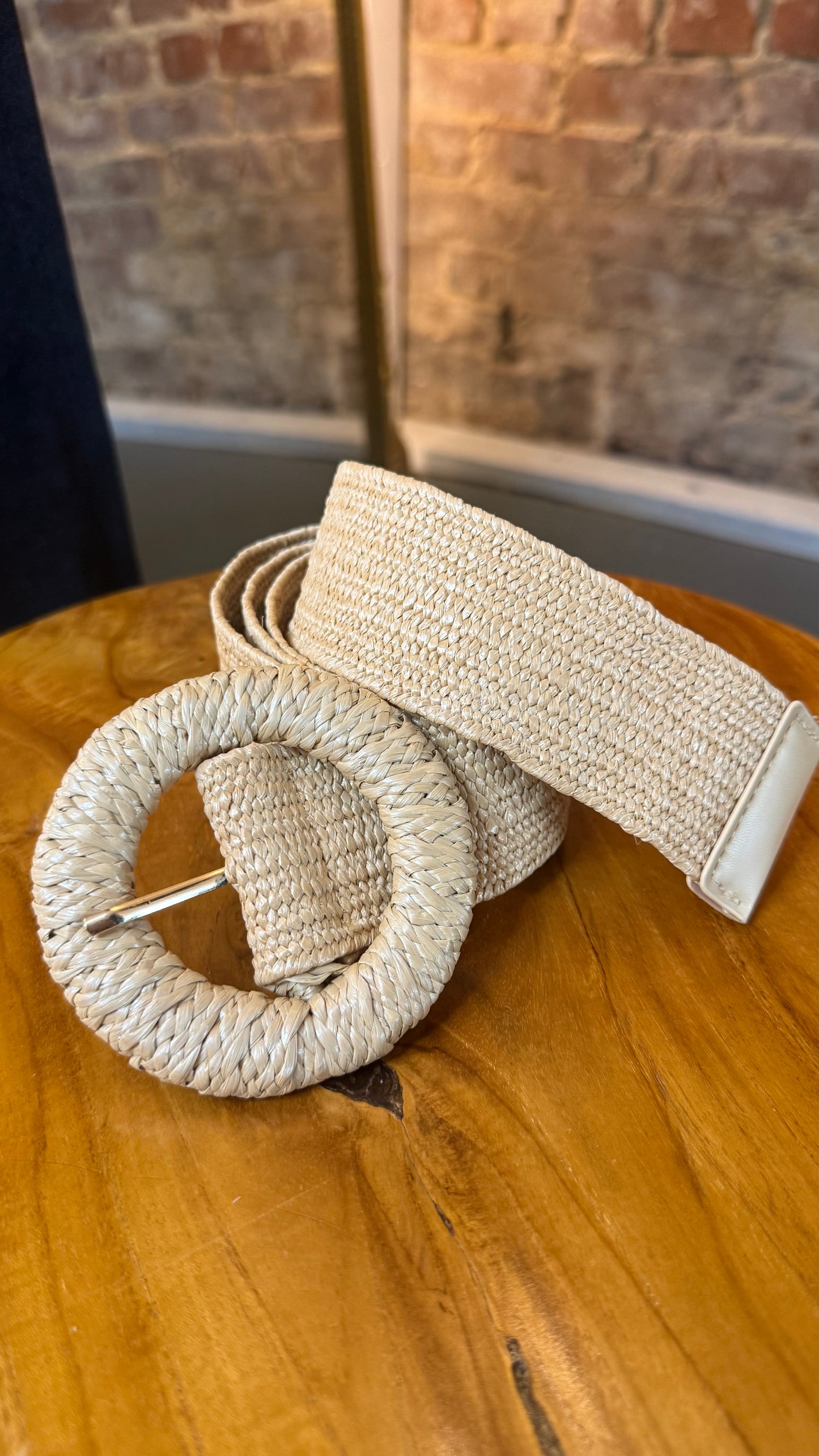 Belt-Straw Classic Wide