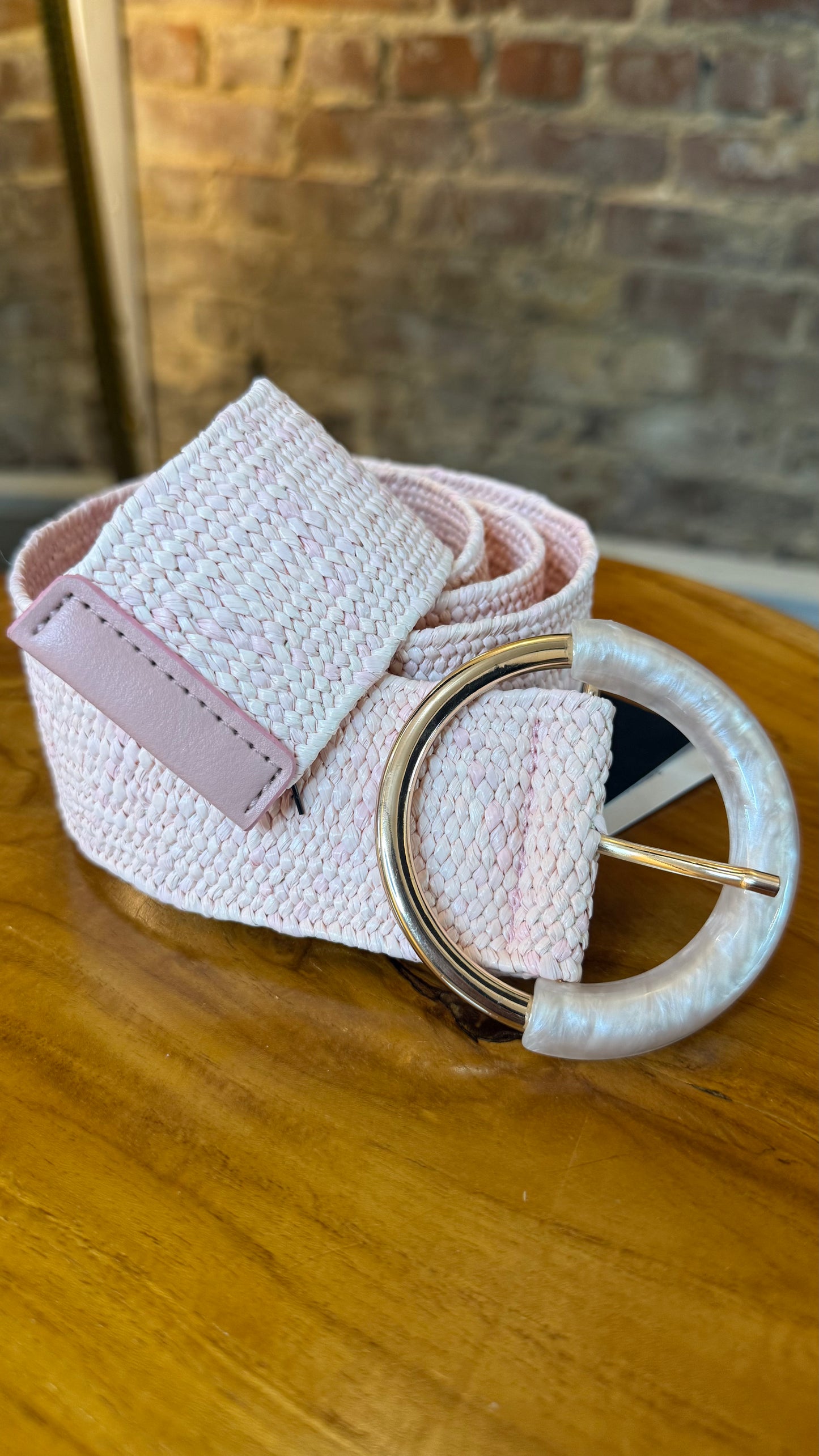 Belt-Straw Classic Wide