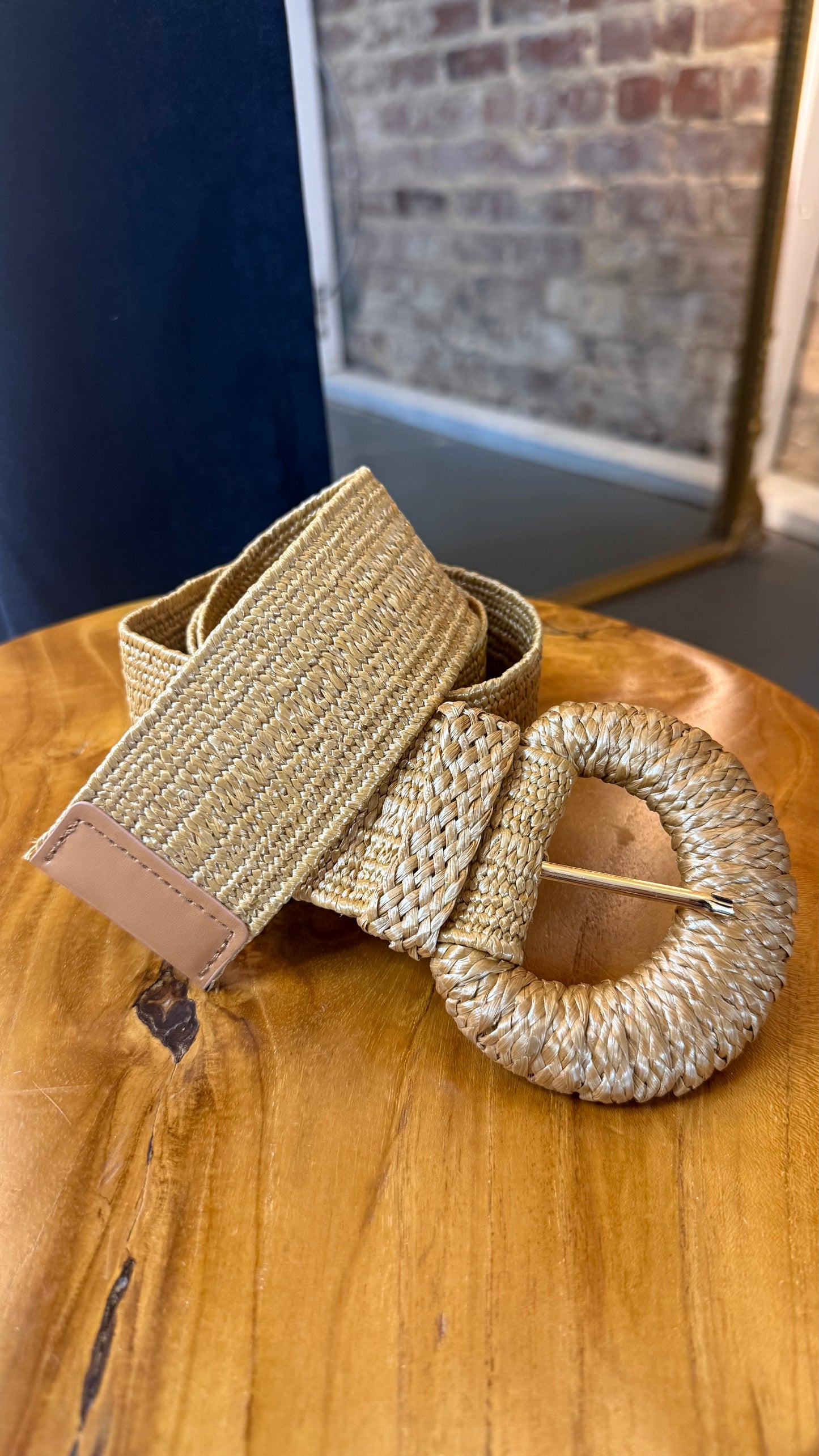 Belt-Straw Classic Wide