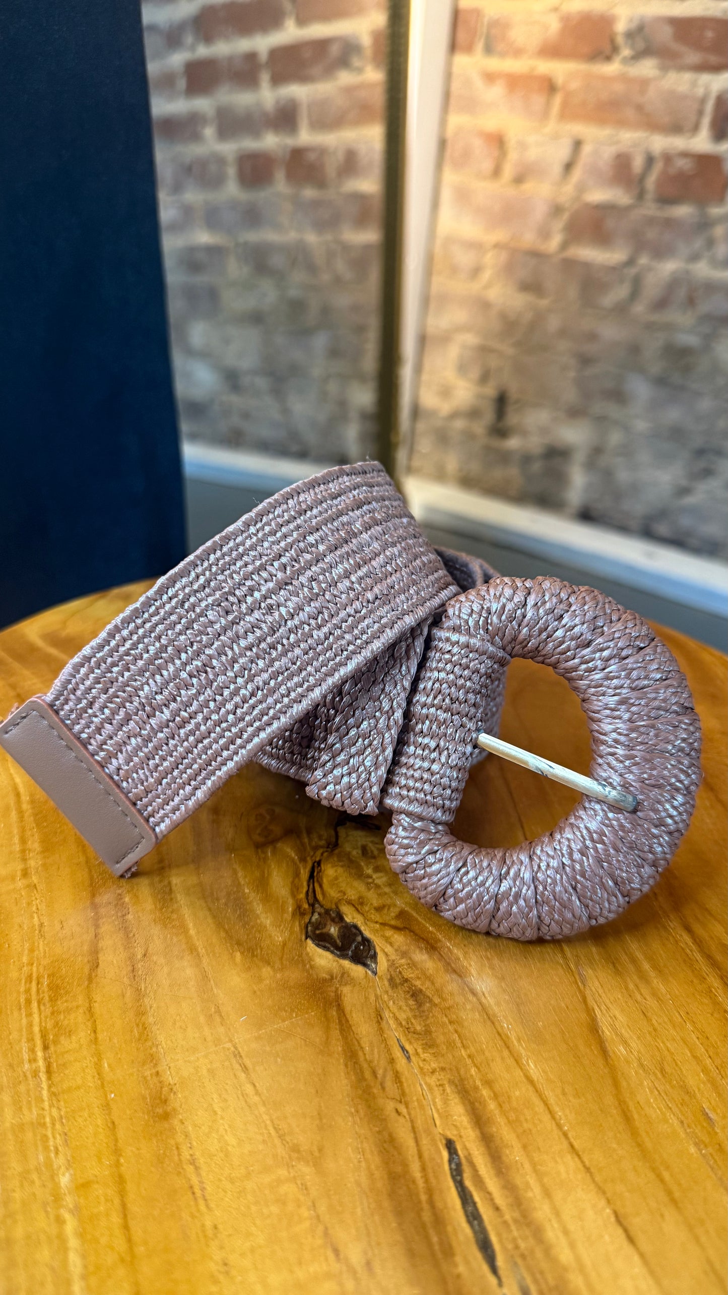 Belt-Straw Classic Wide