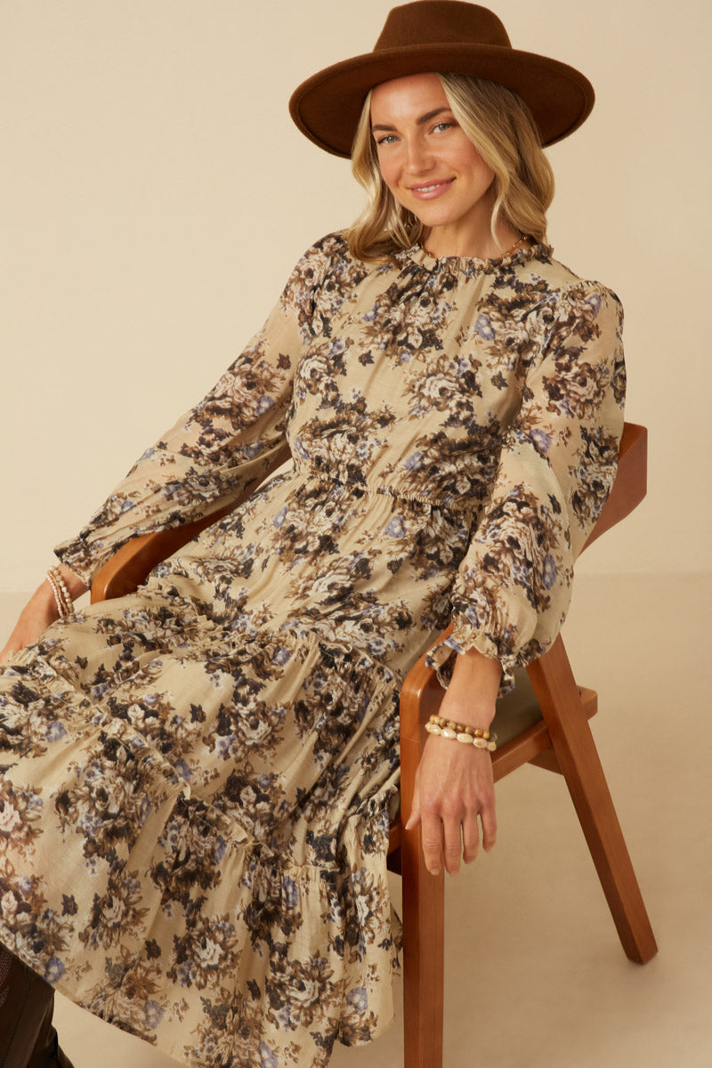Ellie Dress - Taupe