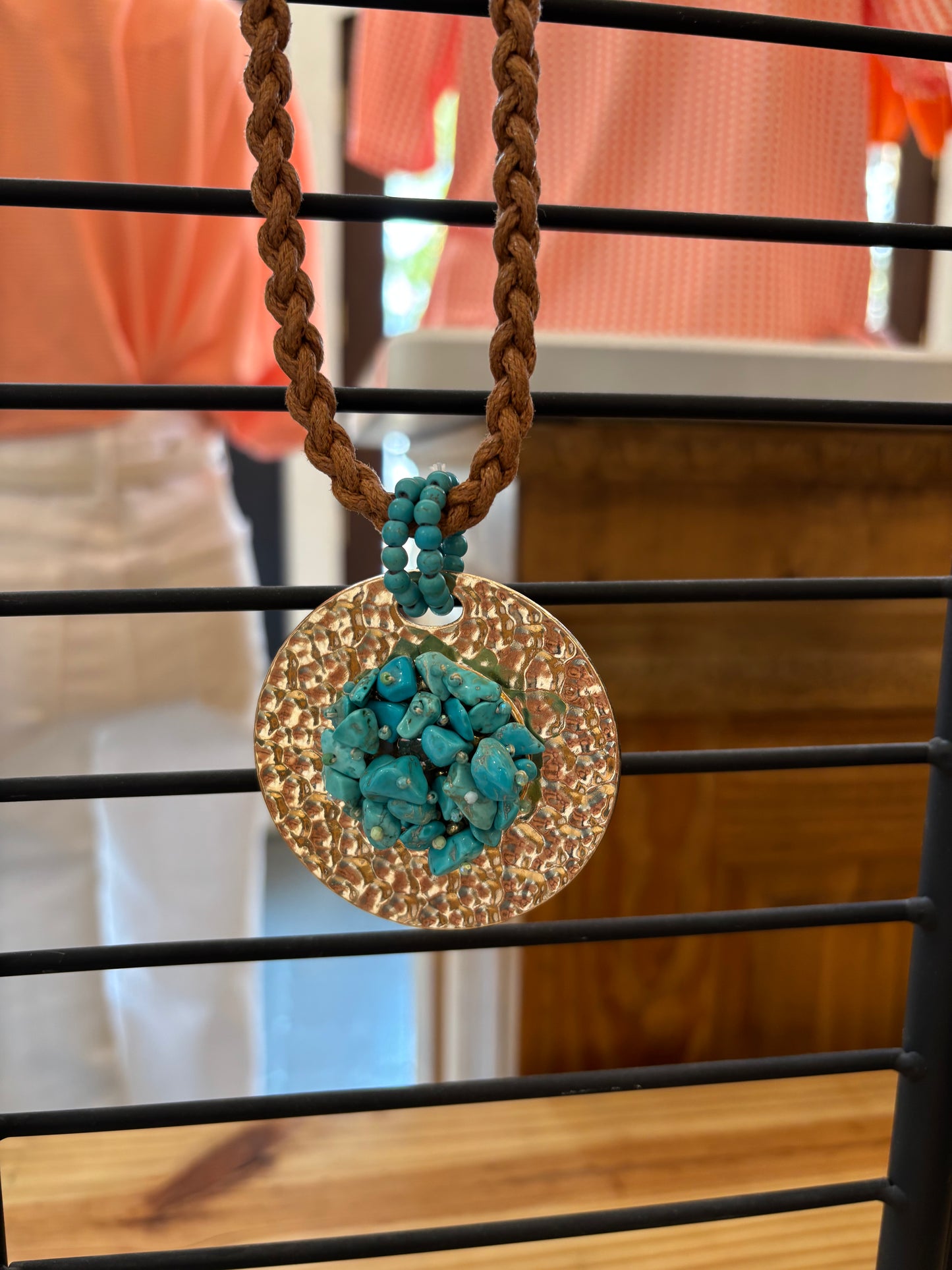 Turquoise Gold Necklace
