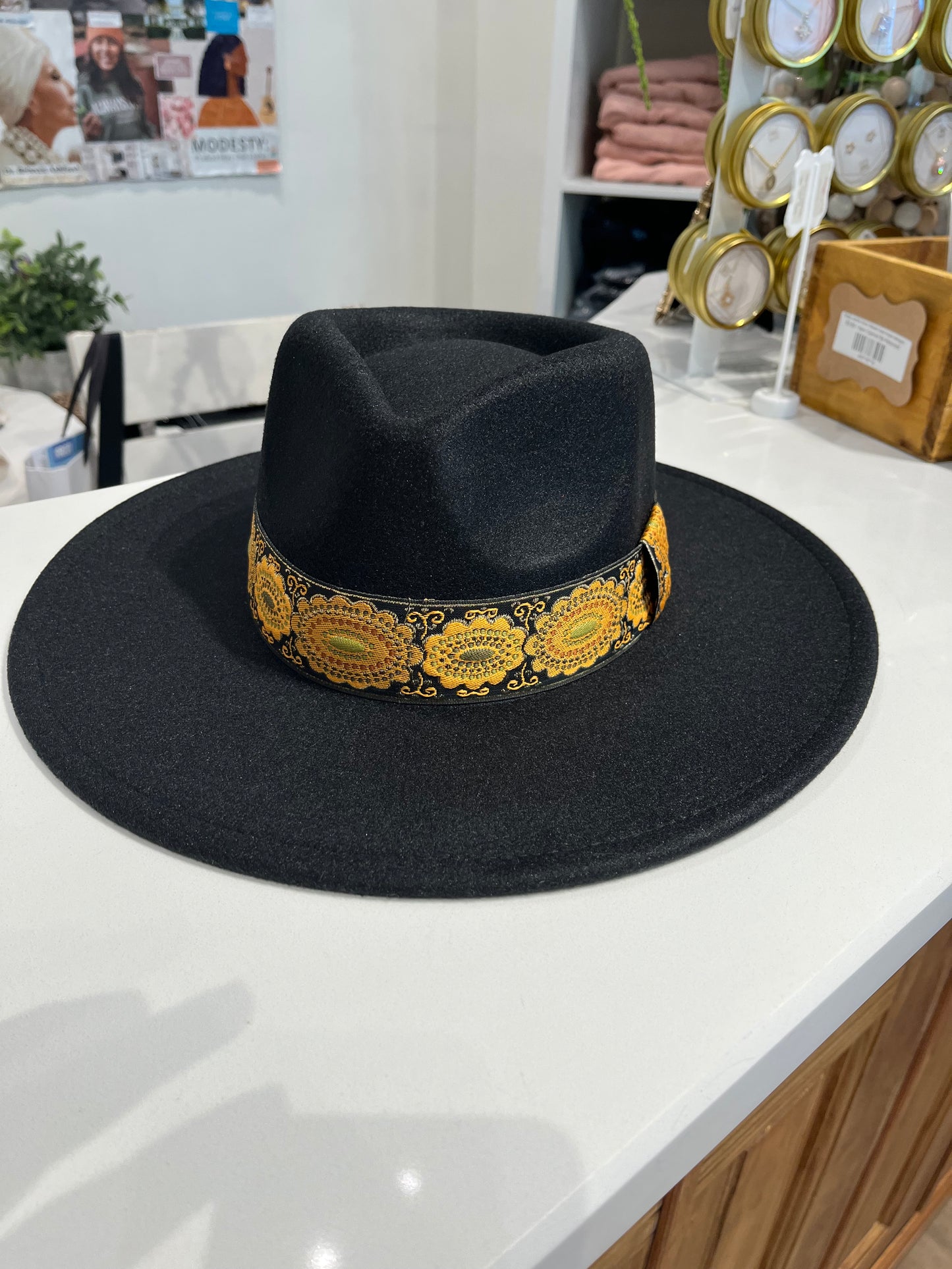 Embellished Boho Hat