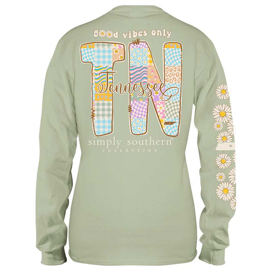 SS-TN State Long Sleeve Tee Sage