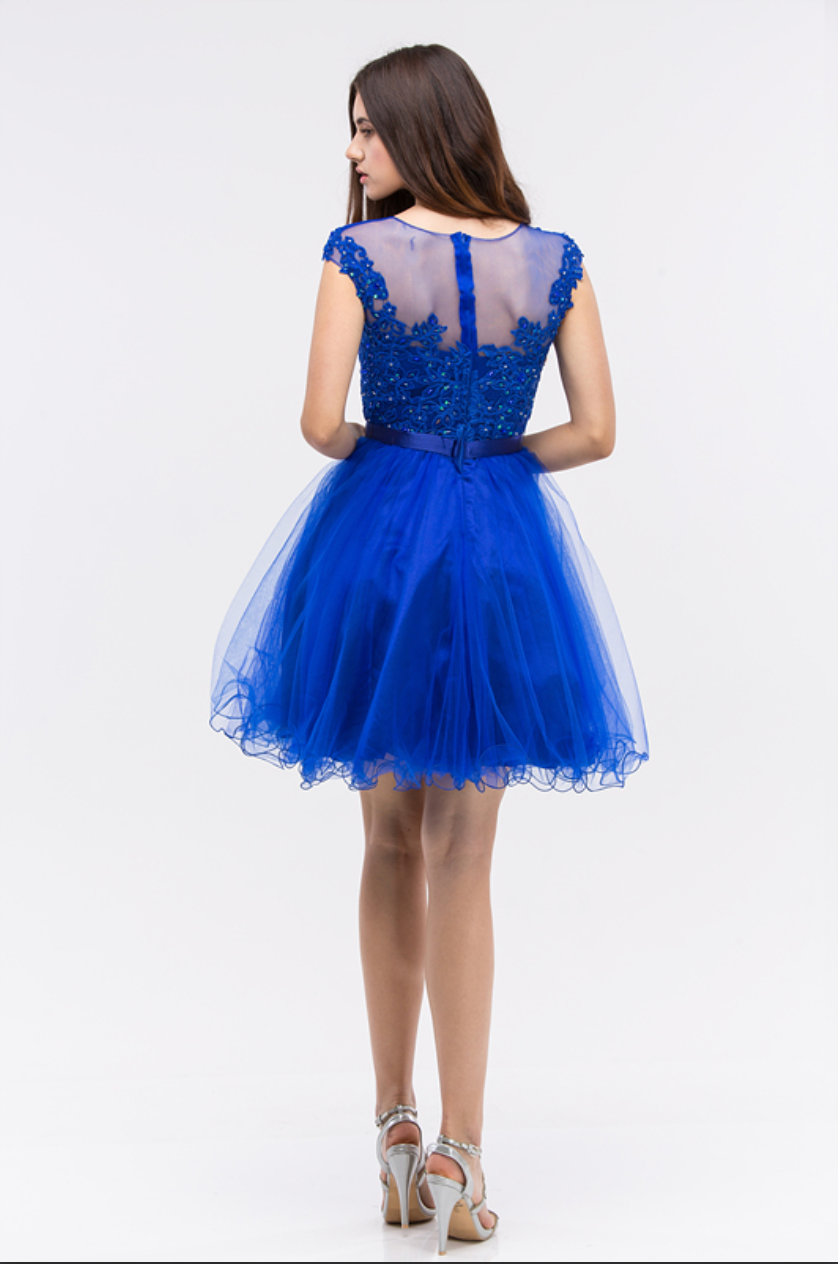 Dallas Formal Dress- Royal Blue
