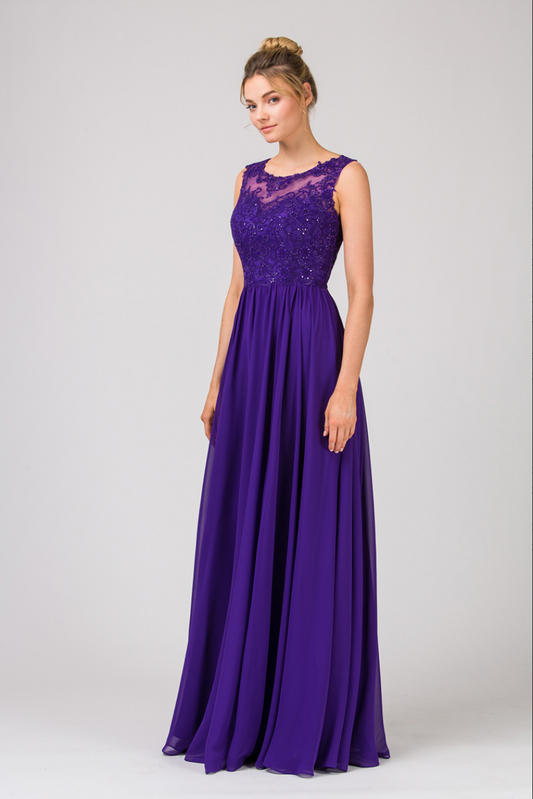 Lauren Formal Dress- Purple