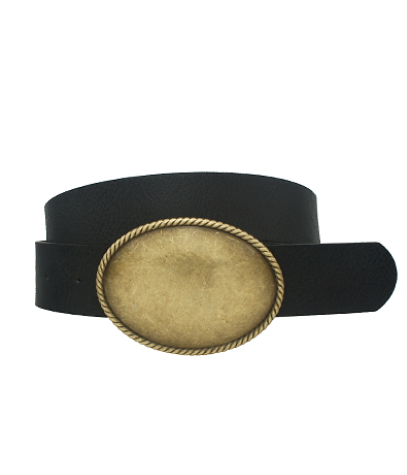 Belt- Vintage Buckle One Size
