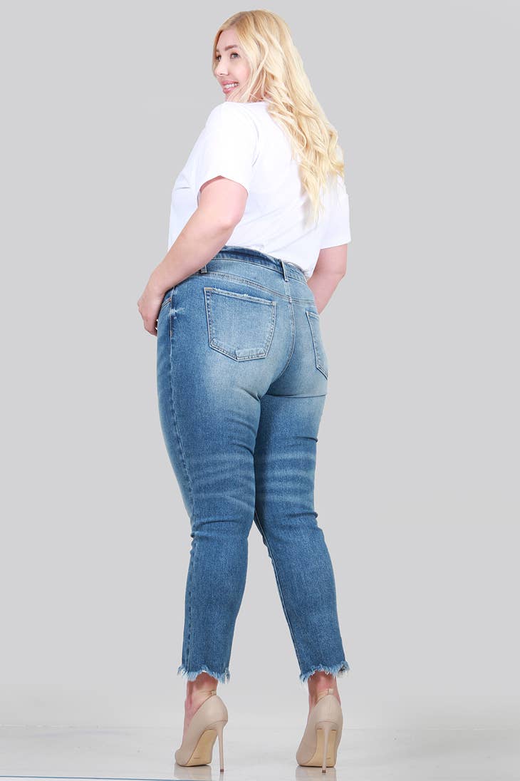 High-Rise Relaxed Skinny Denim