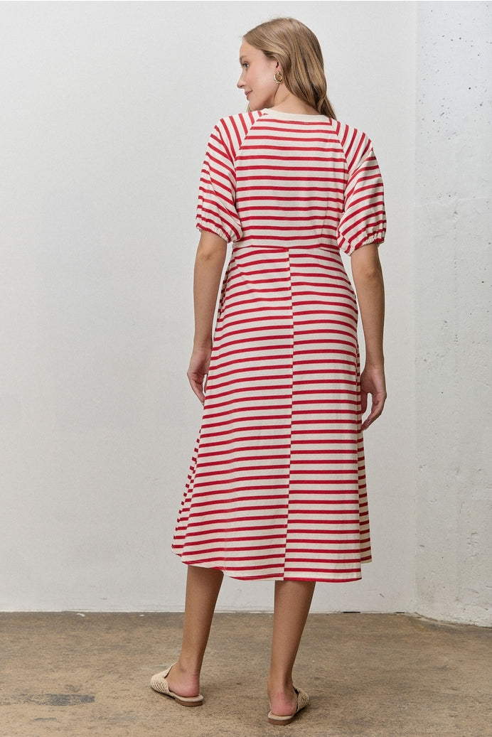 Bianca Striped Midi Dress