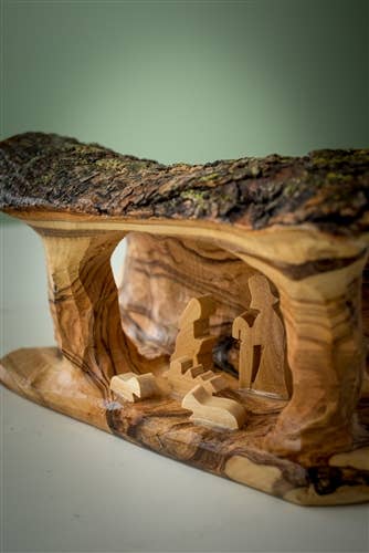 Small Grotto Carved in Branch
