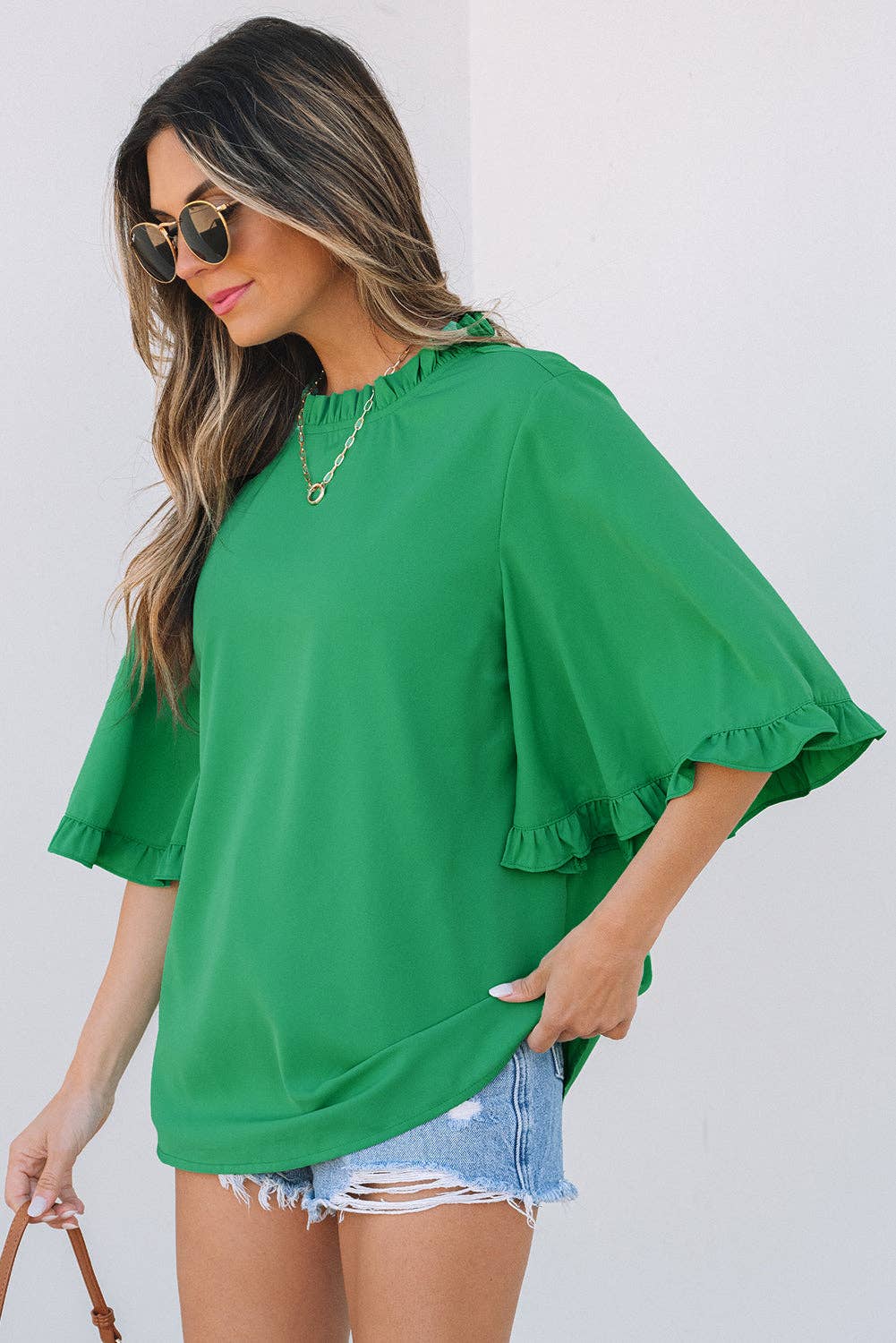 Brielle Blouse Green