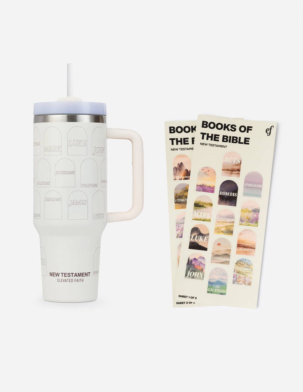 NT Bible 40 oz Tumbler - Cream