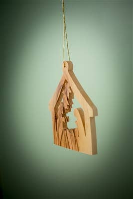 Large Stable with Nativity