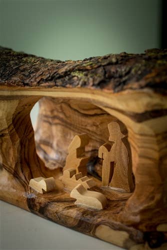 Small Grotto Carved in Branch