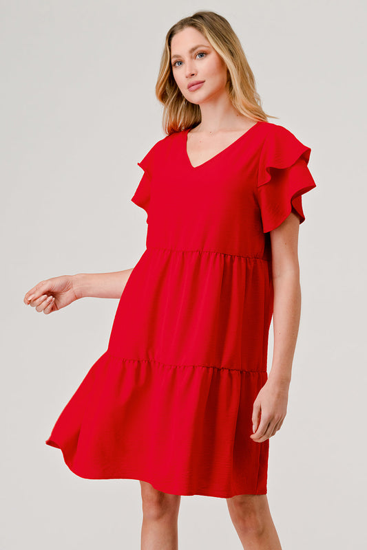 Nora Dress in Red