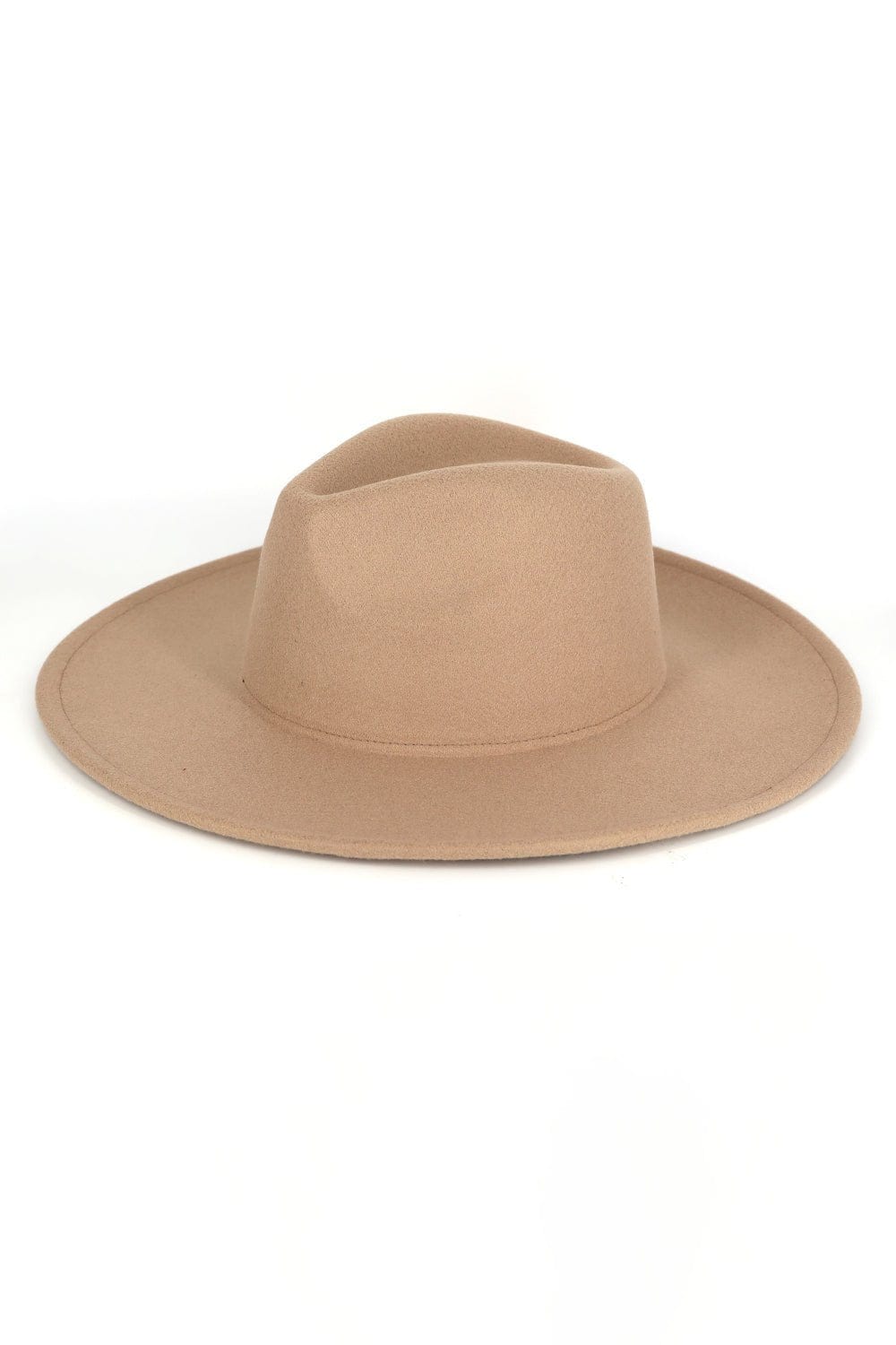 Fedora Felt Hat Wide Brim- Adjustable
